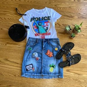 Rock & Indigo Denim Skirt